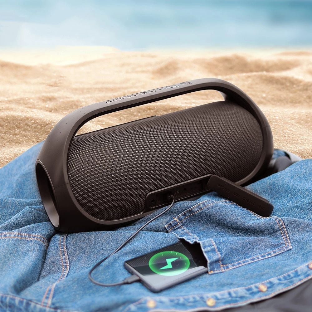 Tronsmart Bang Vízálló Bluetooth Vezeték nélküli Hangszóró 60W Powerbank Funkcióval fekete (723928)-11