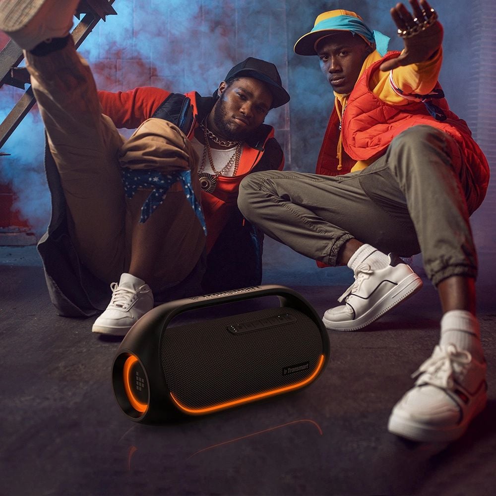 Tronsmart Bang Vízálló Bluetooth Vezeték nélküli Hangszóró 60W Powerbank Funkcióval fekete (723928)-4