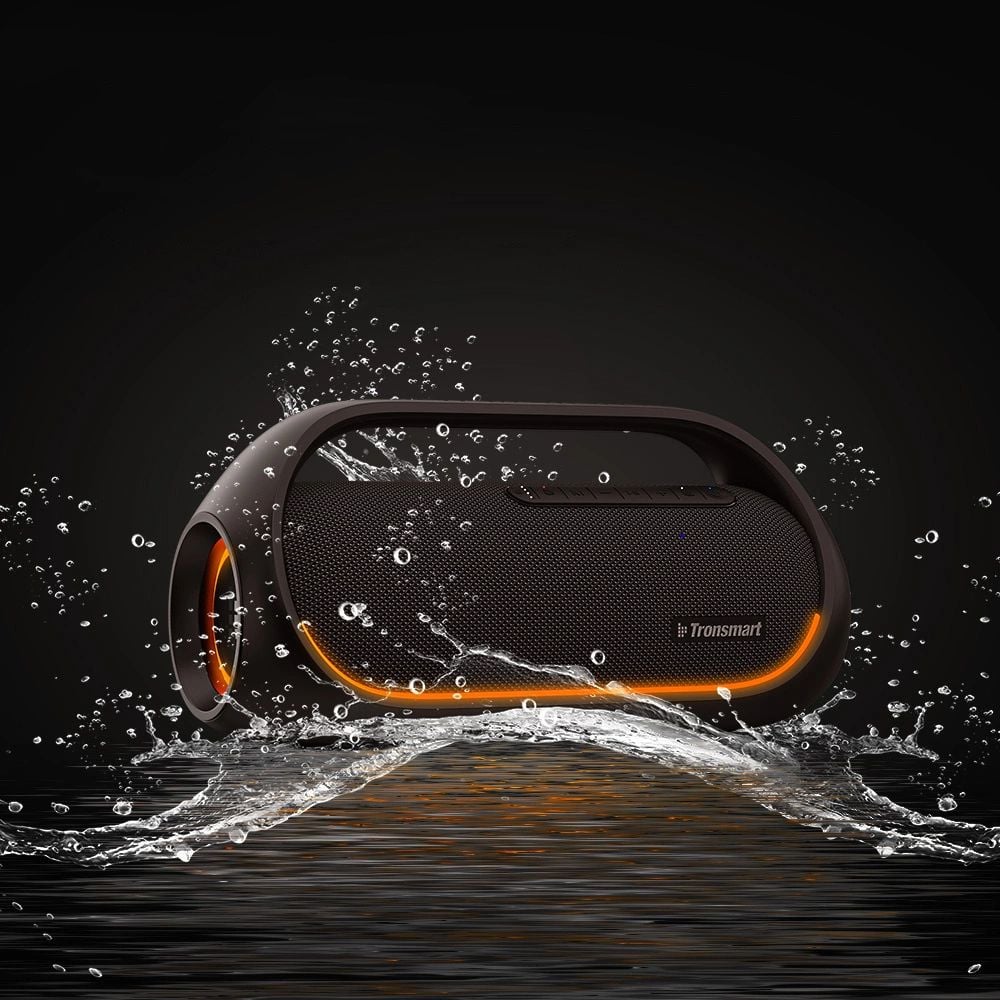 Tronsmart Bang Vízálló Bluetooth Vezeték nélküli Hangszóró 60W Powerbank Funkcióval fekete (723928)-16