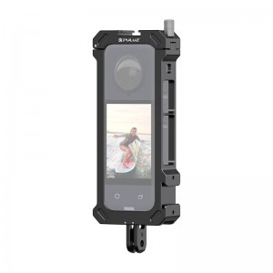 Fém védőkeret PULUZ állvány adapterrel az Insta360 X4-hez