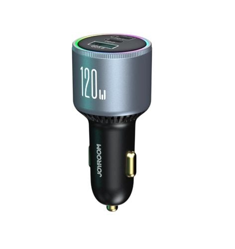 Joyroom JR-CCN07 autós töltő 120W 2xUSB-C USB-A + USB-C kábel 100W - sötétszürke-8