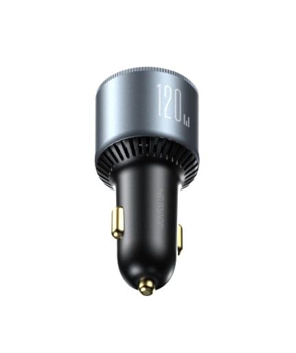 Joyroom JR-CCN07 autós töltő 120W 2xUSB-C USB-A + USB-C kábel 100W - sötétszürke-7