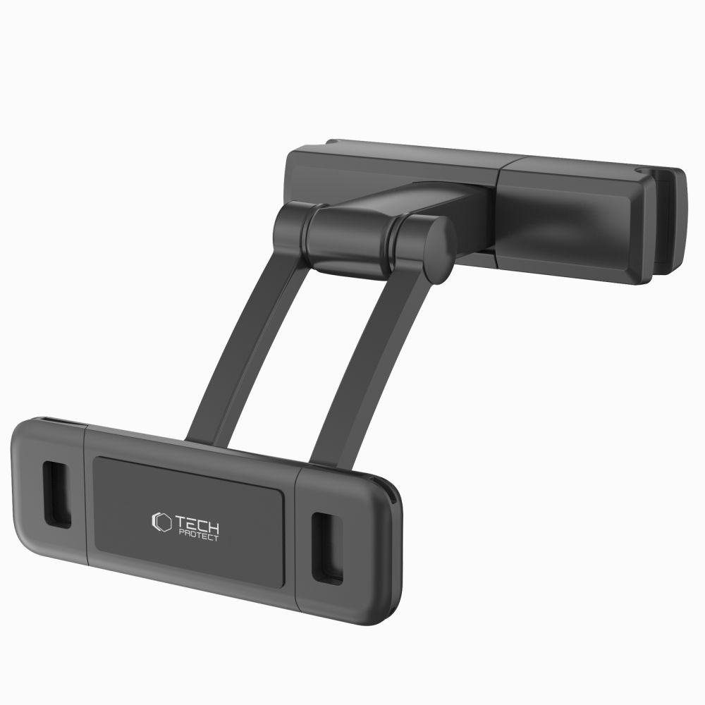 TECH-PROTECT V2 fejtámlára szerelhető autós tablettartó fekete-2