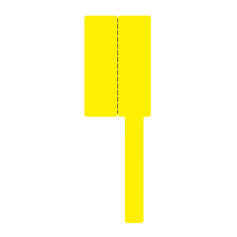 Niimbot hőcímkék 25x38+40 mm - 90 db Sárga-0