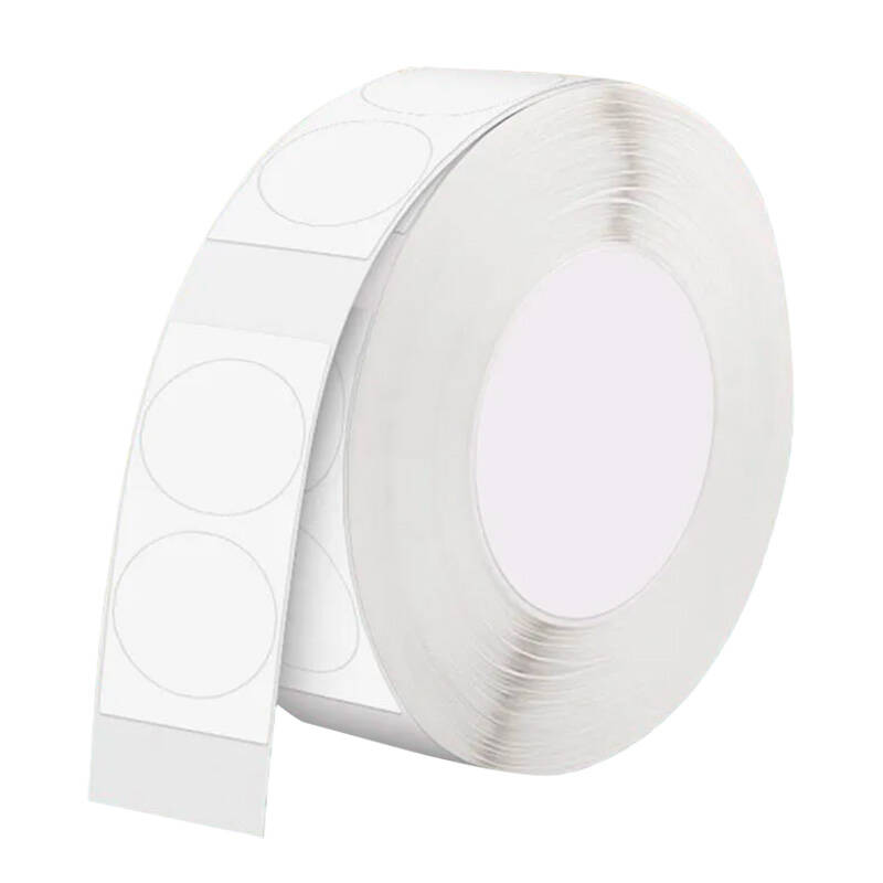 Hőnyomtató címkék Niimbot matrica T 14x28mm 200 db (Fehér Kör)-0