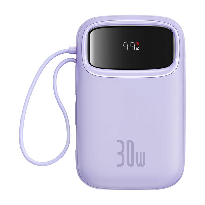 Powerbank Baseus QPow 2 10000mAh 30W 2xUSB-C (lila)-0