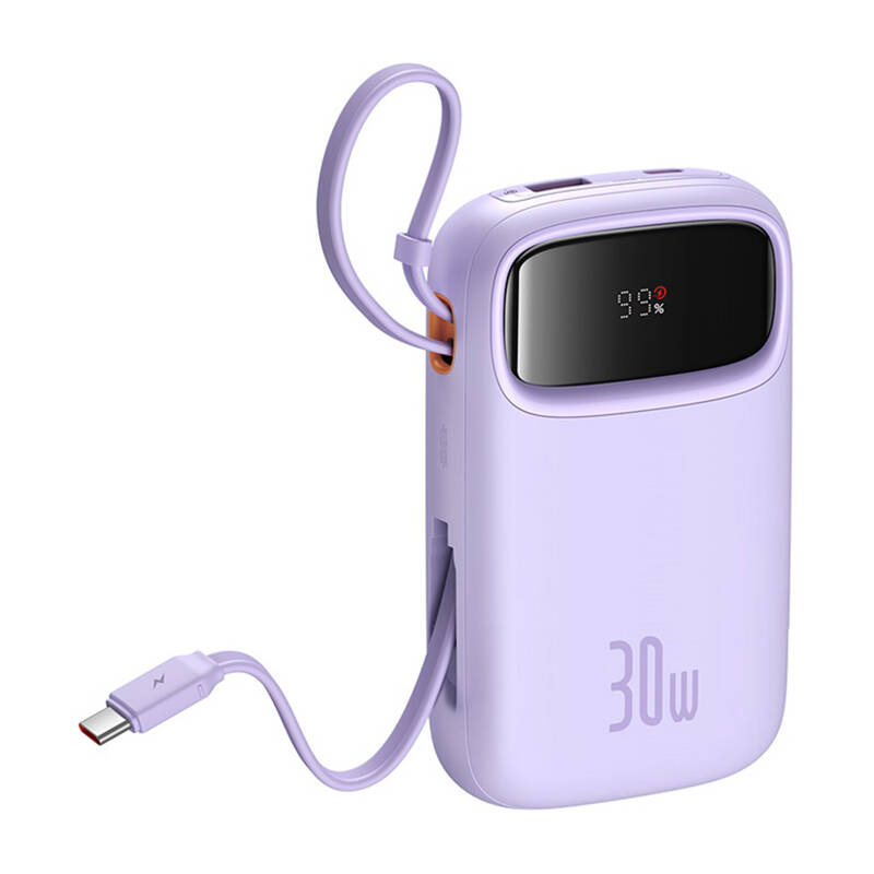 Powerbank Baseus QPow 2 10000mAh 30W 2xUSB-C (lila)-3