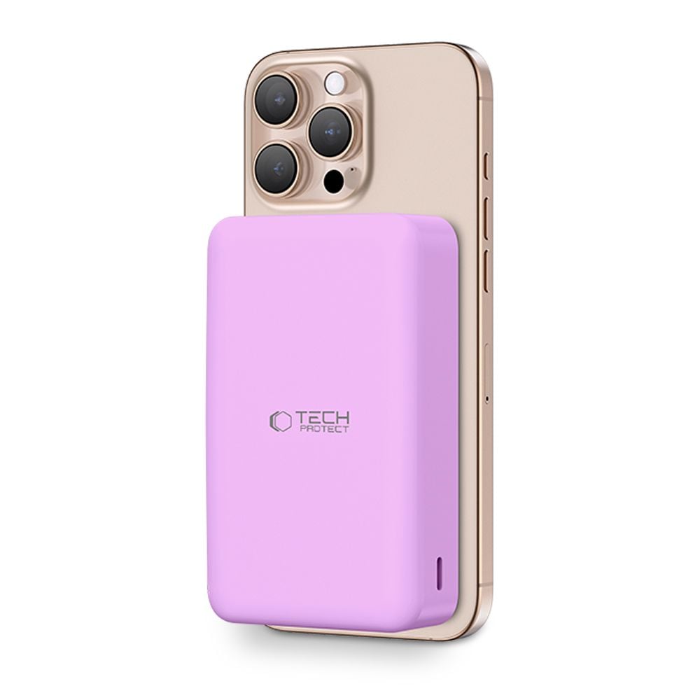 Tech-protect Pb12 Lifemag Magsafe Power Bank 20000mah Lila-1