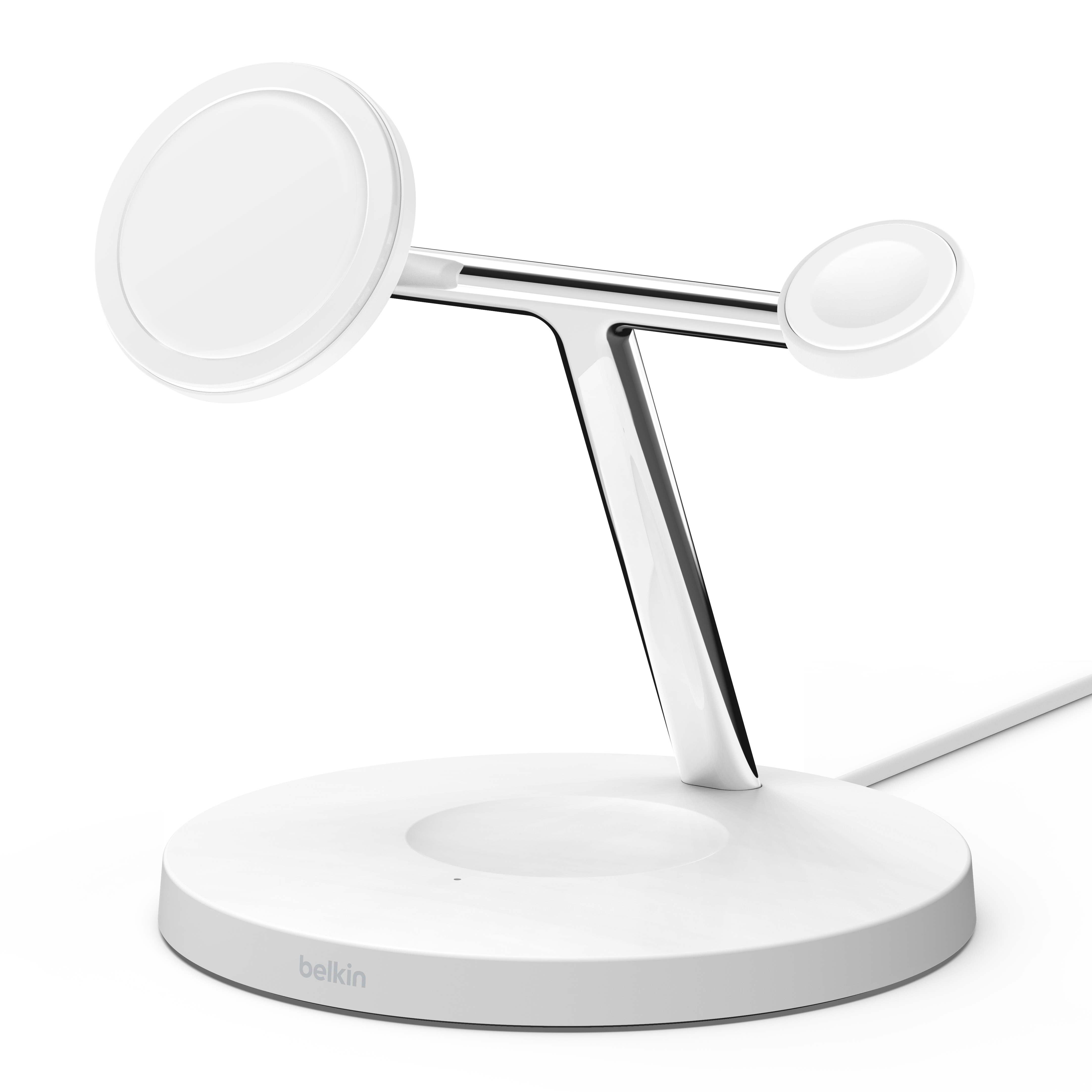Belkin BOOST CHARGE PRO MagSafe 3 az 1-ben töltőállvány, gyors töltés az órához, EU tápegység fehér -1