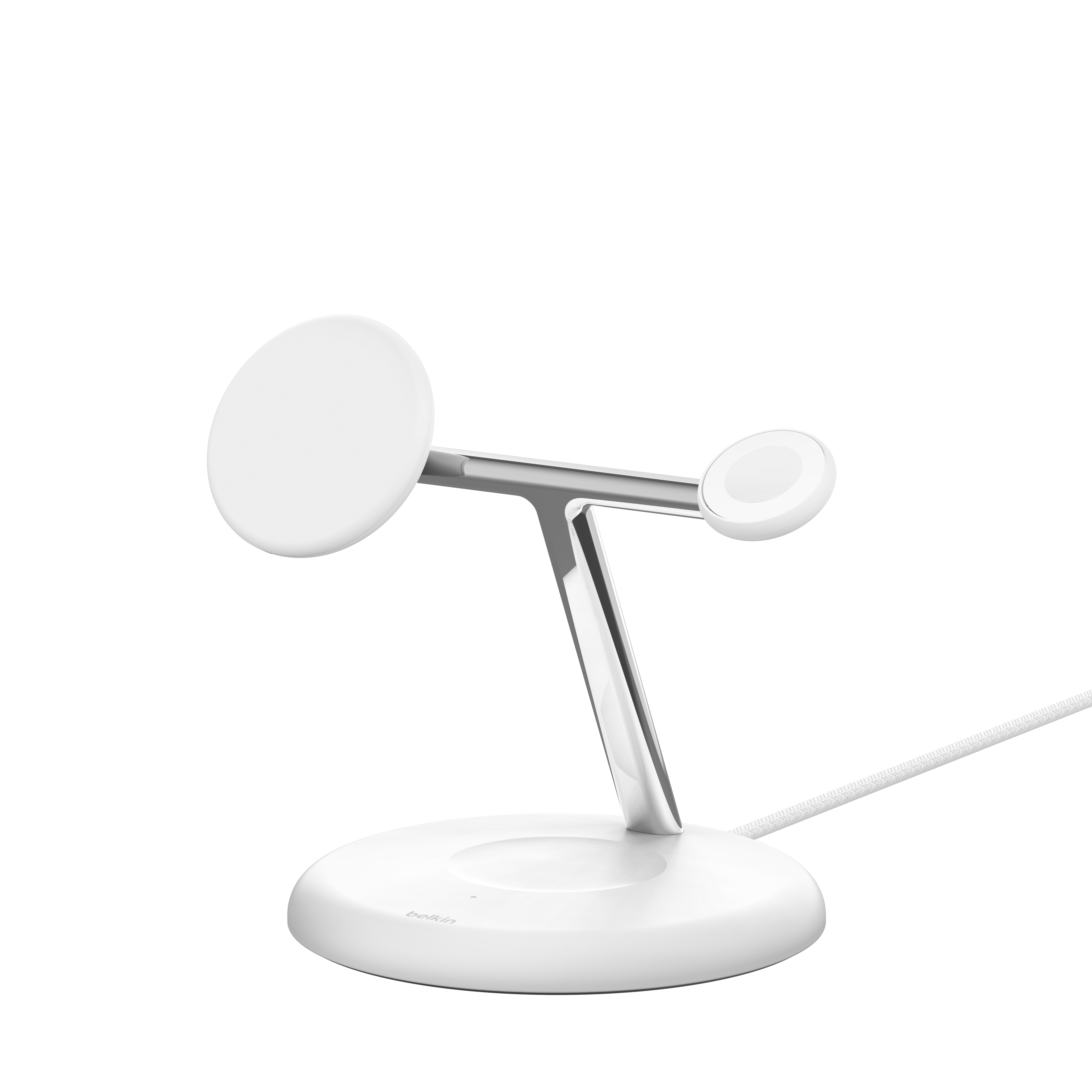 Belkin BOOST CHARGE 3 az 1-ben Mágneses Vezeték nélküli Töltőállvány Qi2 15W - Fehér (WIZ023vfWH)-3