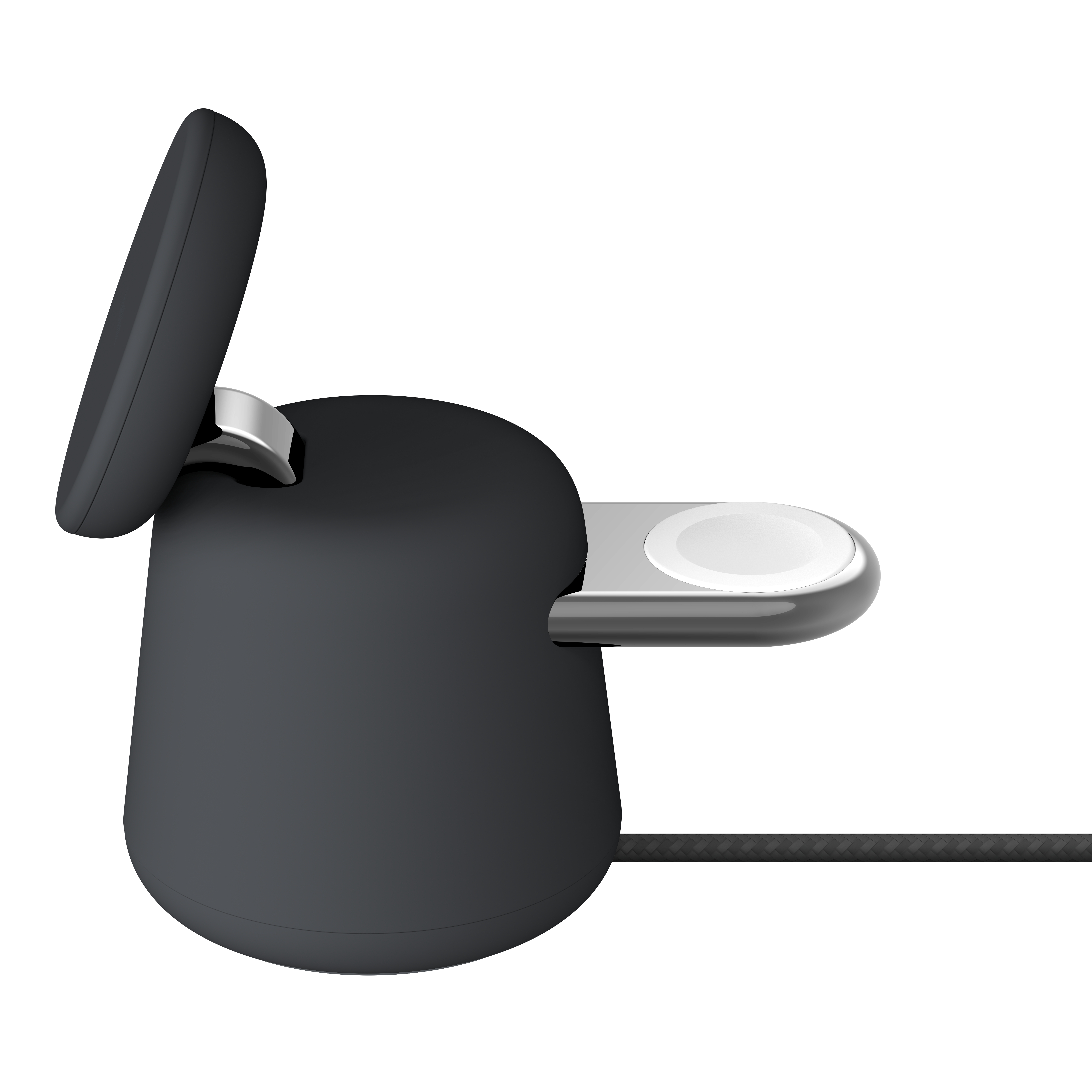Belkin BOOST CHARGE PRO 2-az-1-ben Vezeték nélküli Töltőállomás MagSafe 15W - Faszén-2