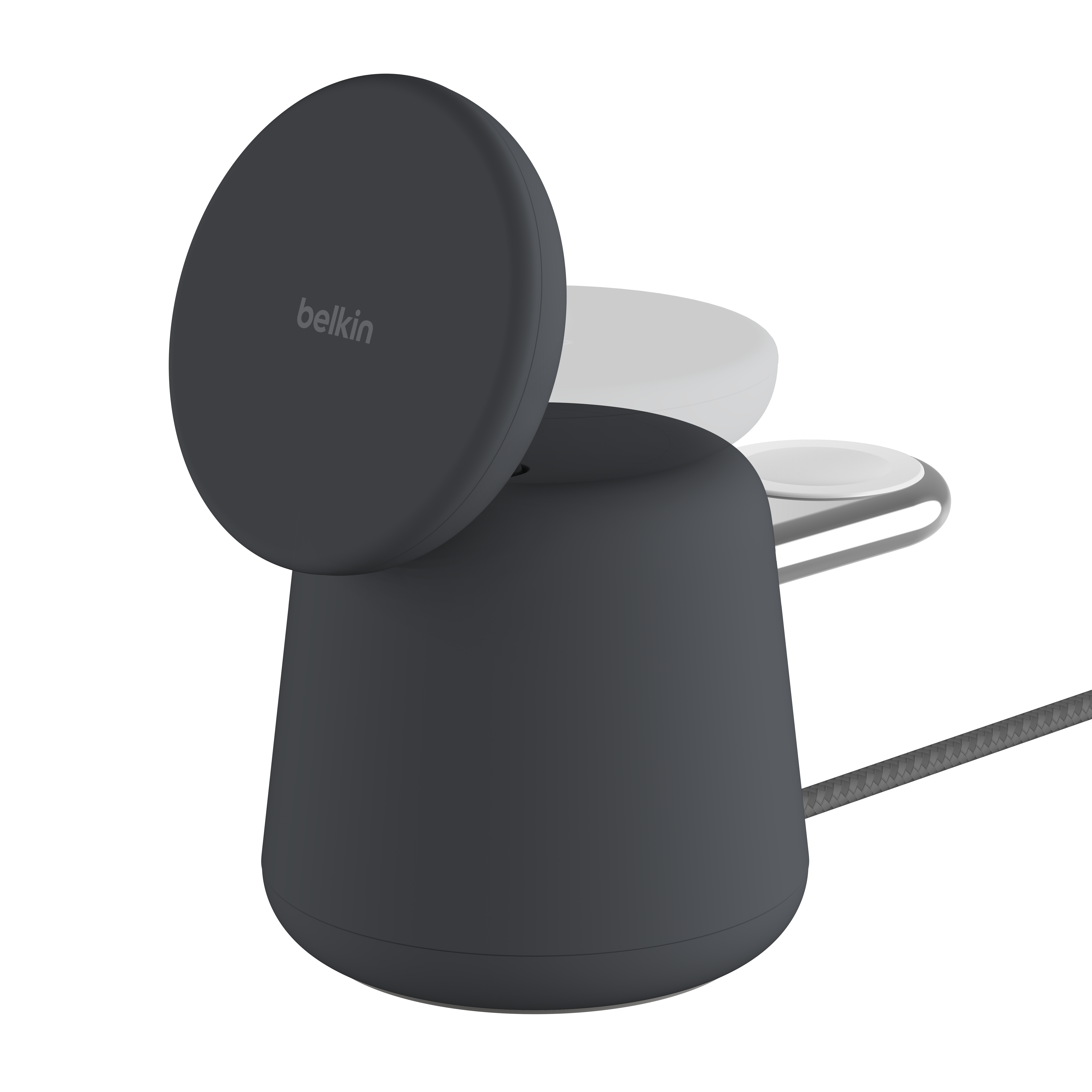 Belkin BOOST CHARGE PRO 2-az-1-ben Vezeték nélküli Töltőállomás MagSafe 15W - Faszén-3