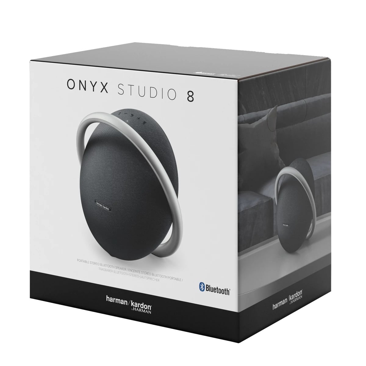 Harman Kardon Onyx Studio 8 Hordozható Bluetooth Hangszóró Fekete EU-2