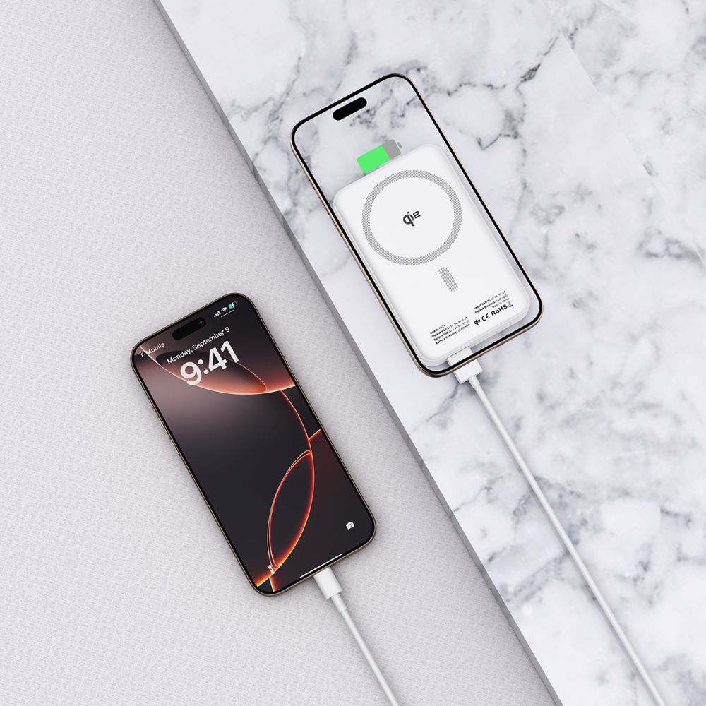 Tech-protect Pb24 Lifemag Qi2 Magsafe Power Bank 10000mah Fehér-3