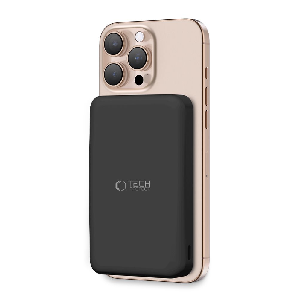 Tech-protect Pb24 Lifemag Qi2 Magsafe Powerbank 10000mah Fekete-1