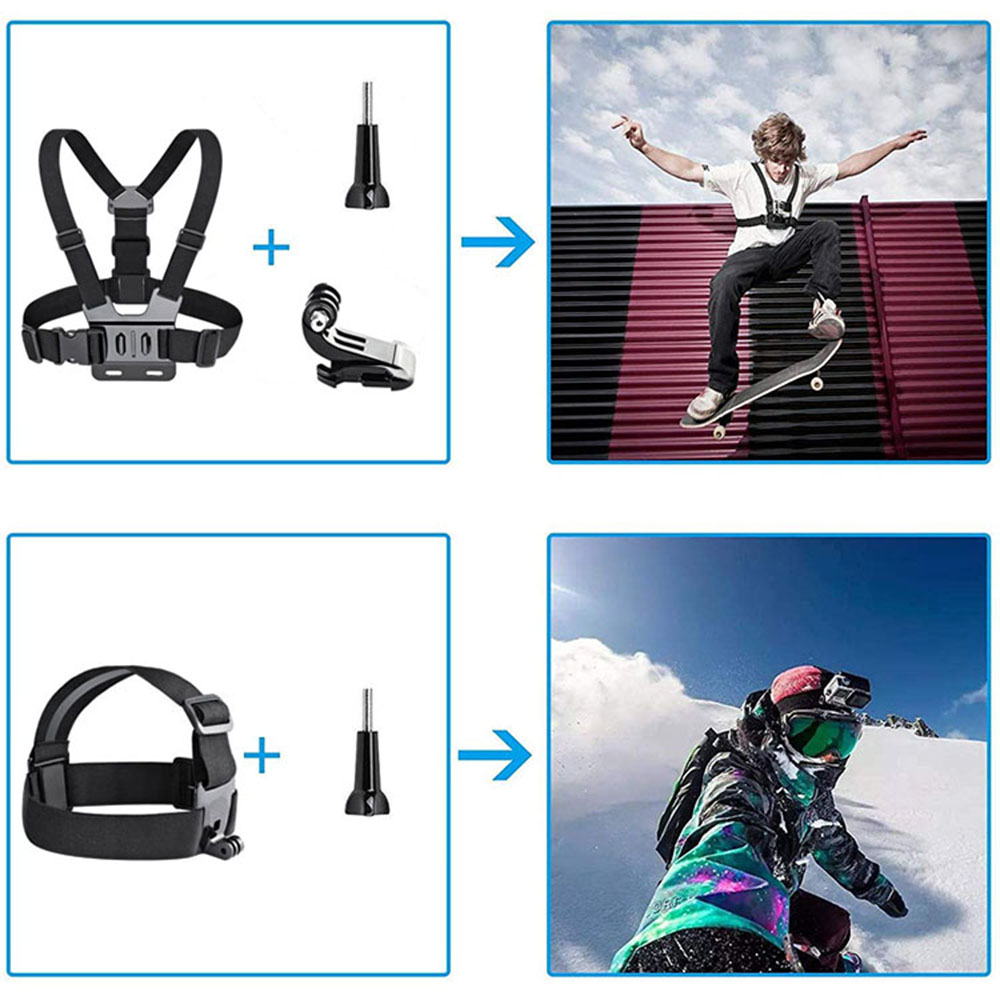 Techsuit – Akciókamera 14 az 1-ben (CAL29) – GoPro akciókamerához – fekete-2