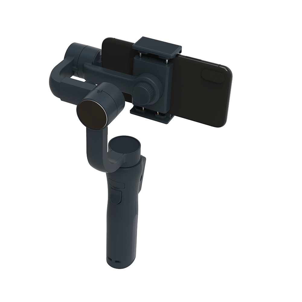  Techsuit - Telefon Gimbal (S5B) - stabilizátor, Arckövetés, Időeltolás, Távirányítóval - Fekete-3