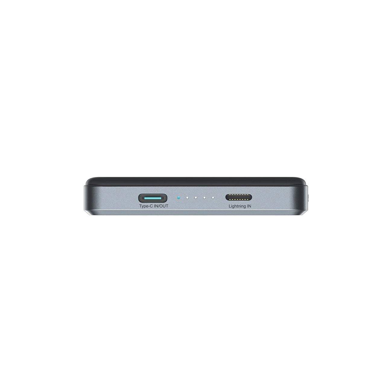 Powerbank Joyroom JR-PBM08 Pro 10000mAh - szürke Magsafe-10