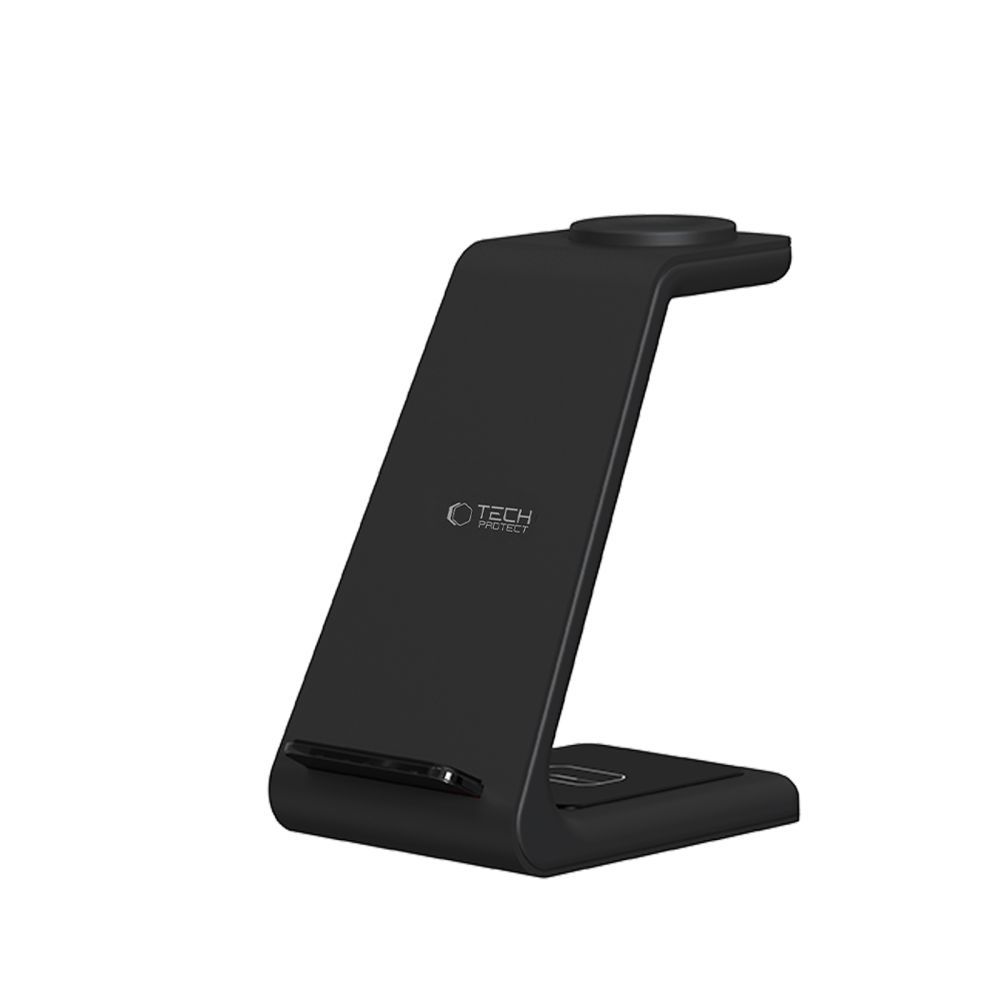 Tech-protect Qi15w-a36 3in1 Vezeték Nélküli Töltőállomás Apple Fekete-2