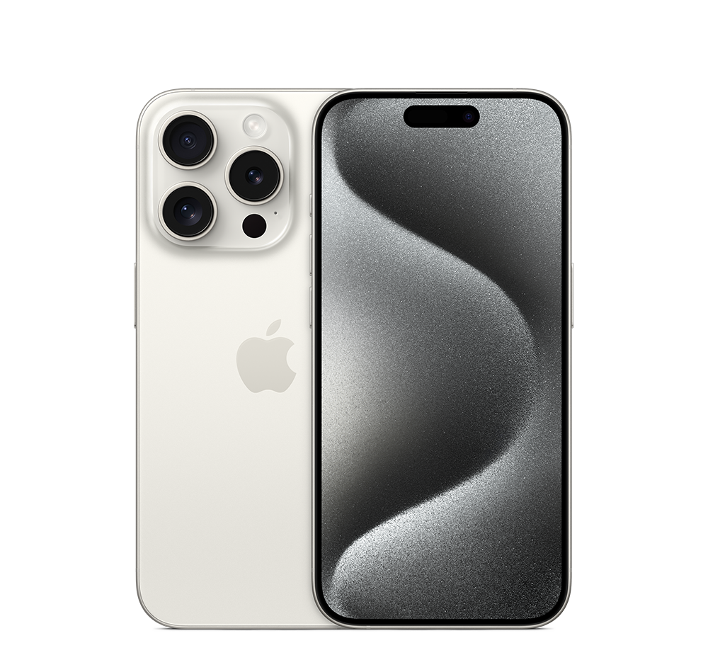Apple iPhone 15 Pro 1TB Fehér Titán mobiltelefon (mtvd3sx/a)-0