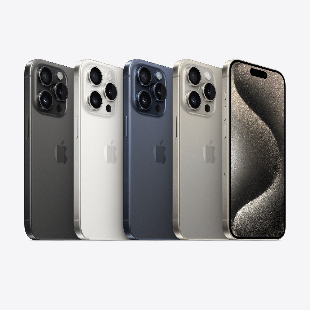 Apple iPhone 15 Pro 1TB Fehér Titán mobiltelefon (mtvd3sx/a)-1