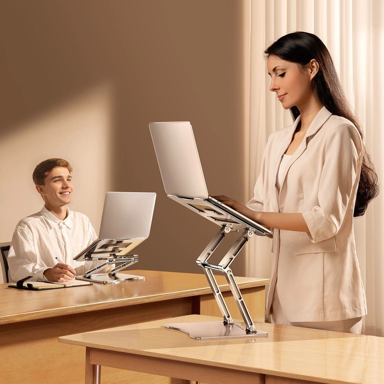 Wozinsky WRS-CPY75DSS alumínium laptop állvány - ezüst-9