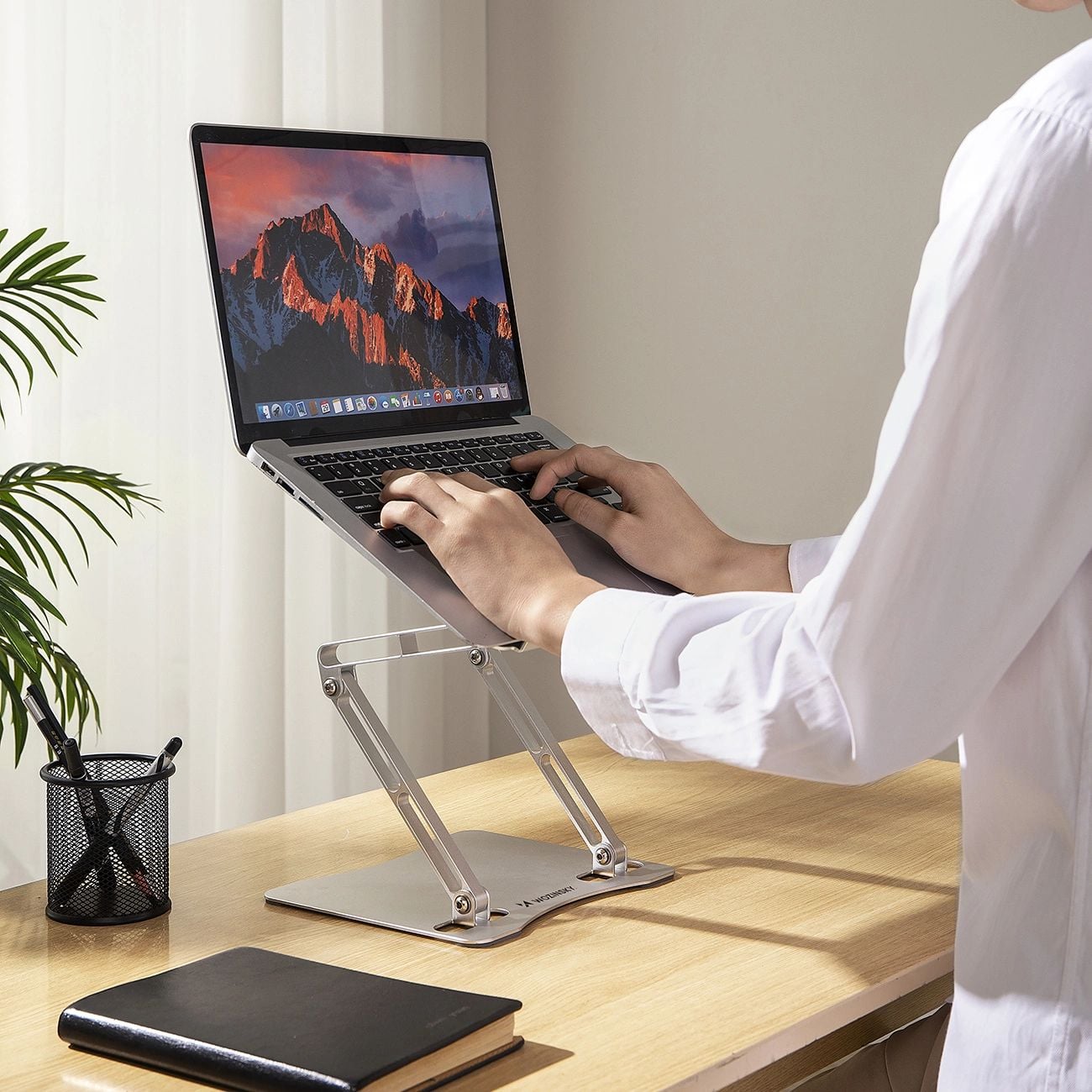 Wozinsky WRS-CPY75DSS alumínium laptop állvány - ezüst-5