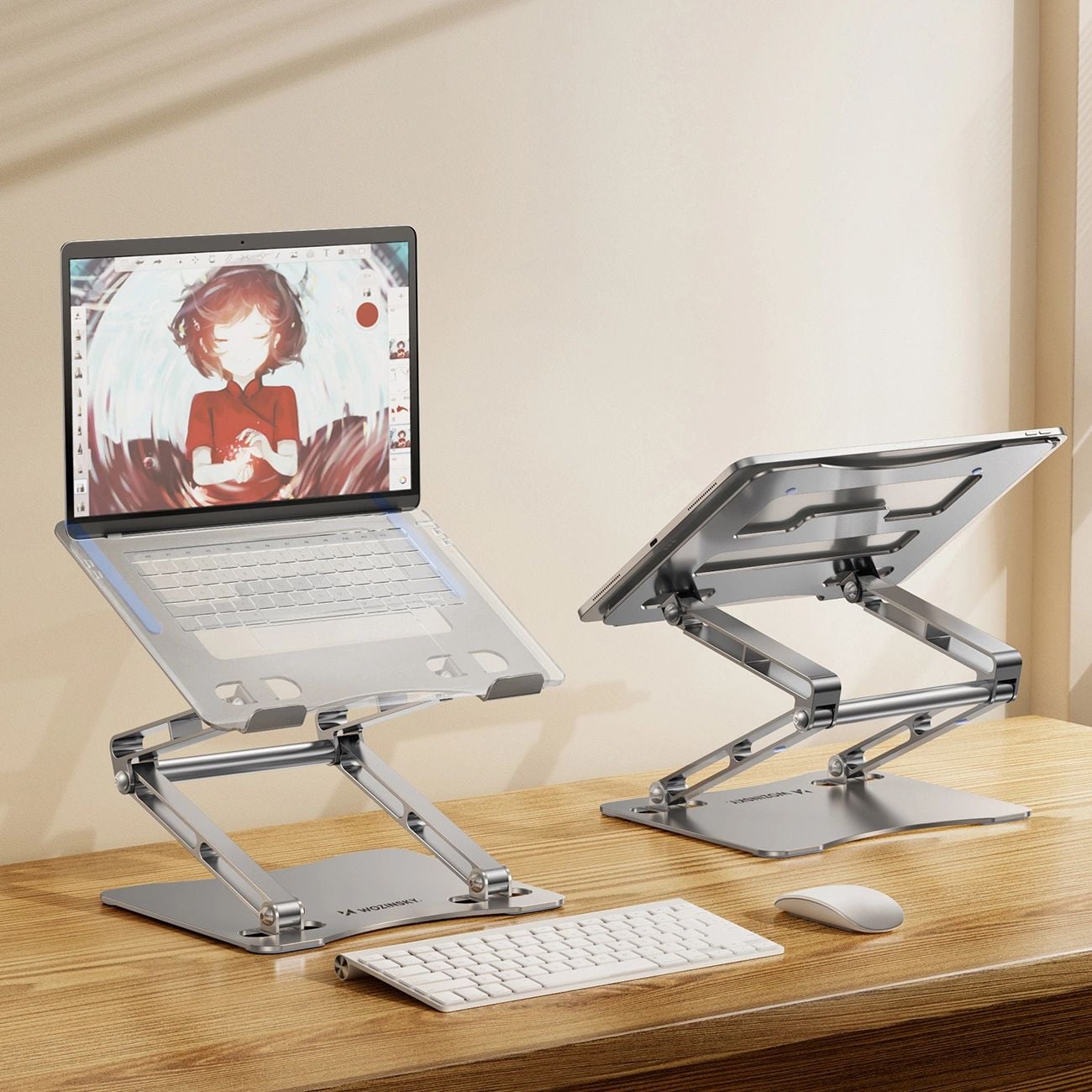 Wozinsky WRS-CPY75DSS alumínium laptop állvány - ezüst-2