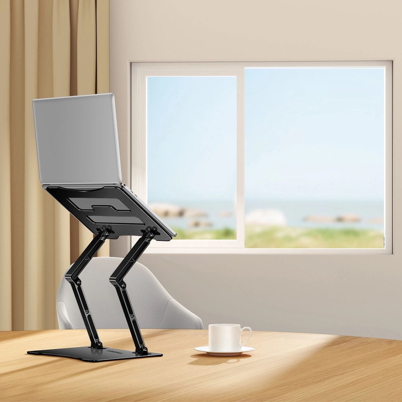 Wozinsky WRS-CPY75DSB Laptop Állvány Alumínium - Fekete-7