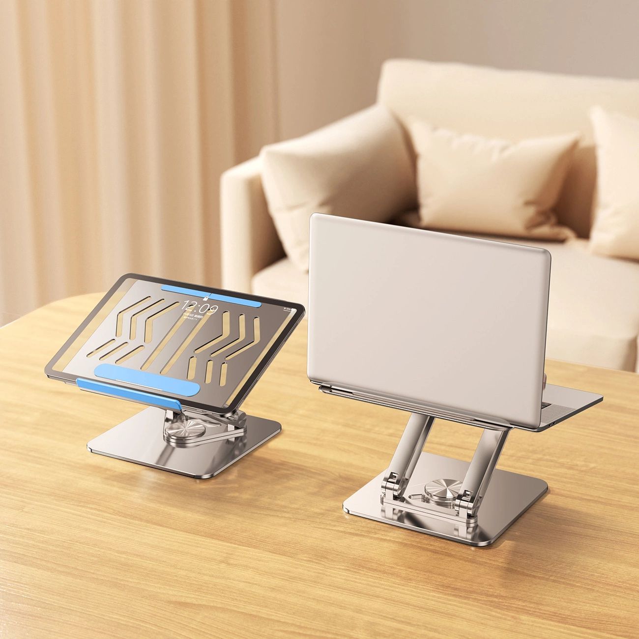 Wozinsky WRS-CPY84SS Aluminum Laptop Stand - Silver-9