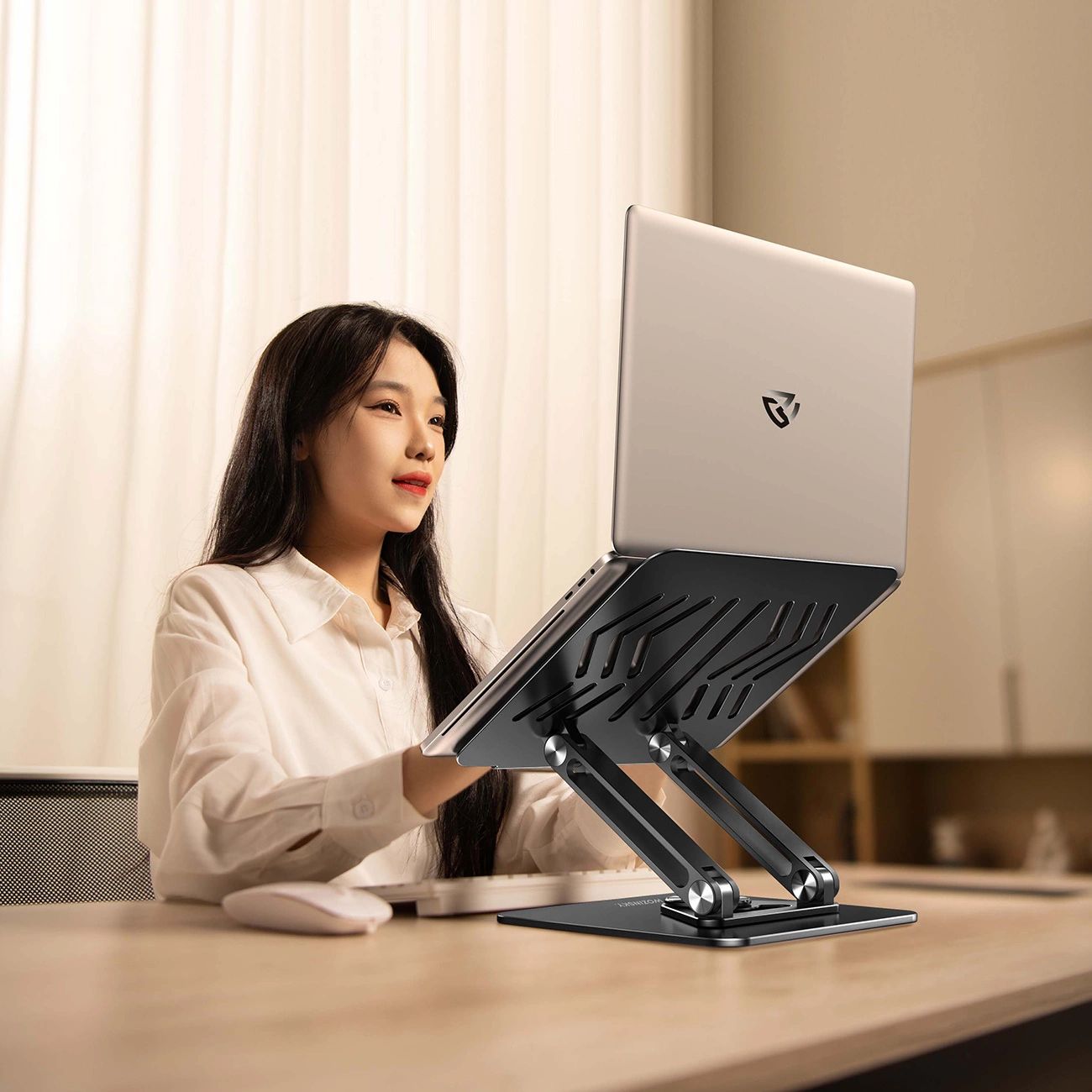 Laptop állvány Wozinsky WRS-CPY84SB 360 alumínium - fekete-4