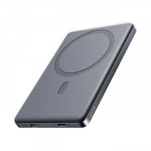 Powerbank Joyroom JR-PBM08 5000mAh 20W induktív töltéssel - szürke magsafe