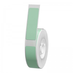 Hőcímkék Niimbot matricák 12x40 mm, 160 db (Zöld),