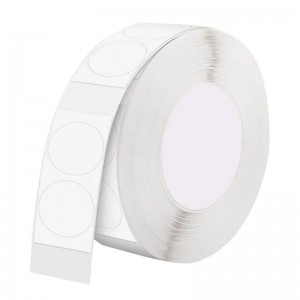 Hőnyomtató címkék Niimbot matrica T 14x28mm 200 db (Fehér Kör)