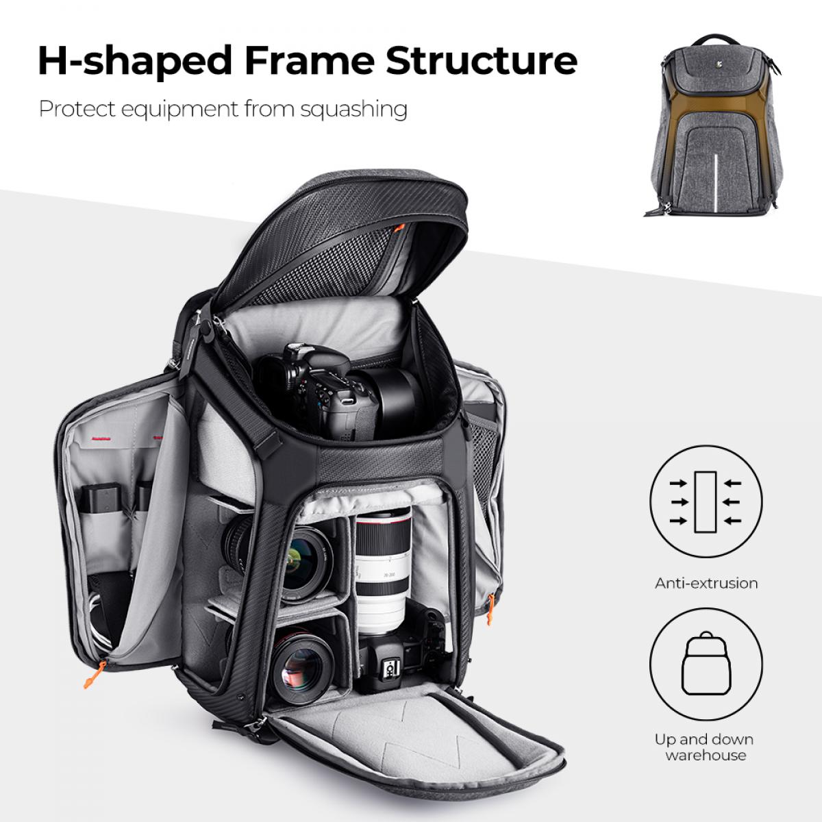 Fotós hátizsák 25L K&F Concept Alpha (KF13.105)-6