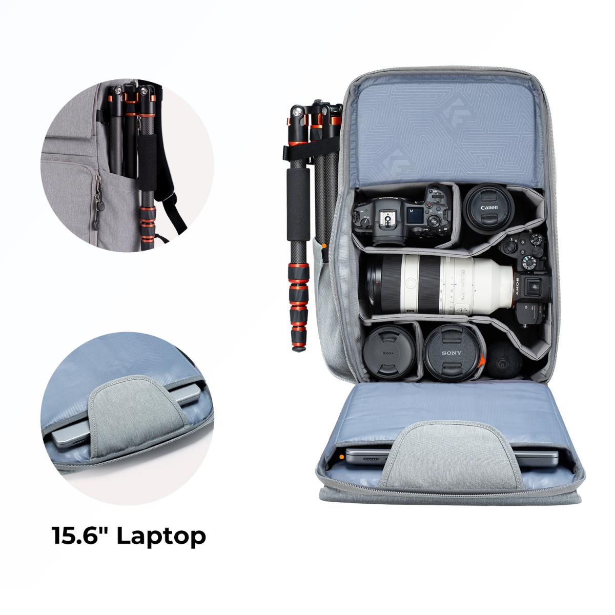Fotós hátizsák 22L K&F Concept Beta Zip-5