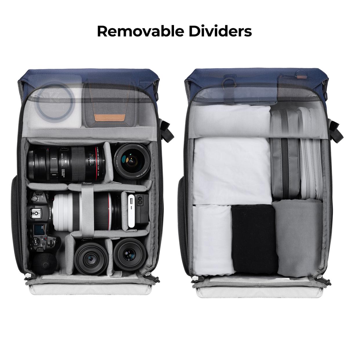 K&F Concept Beta Zip 20L fotós hátizsák-6