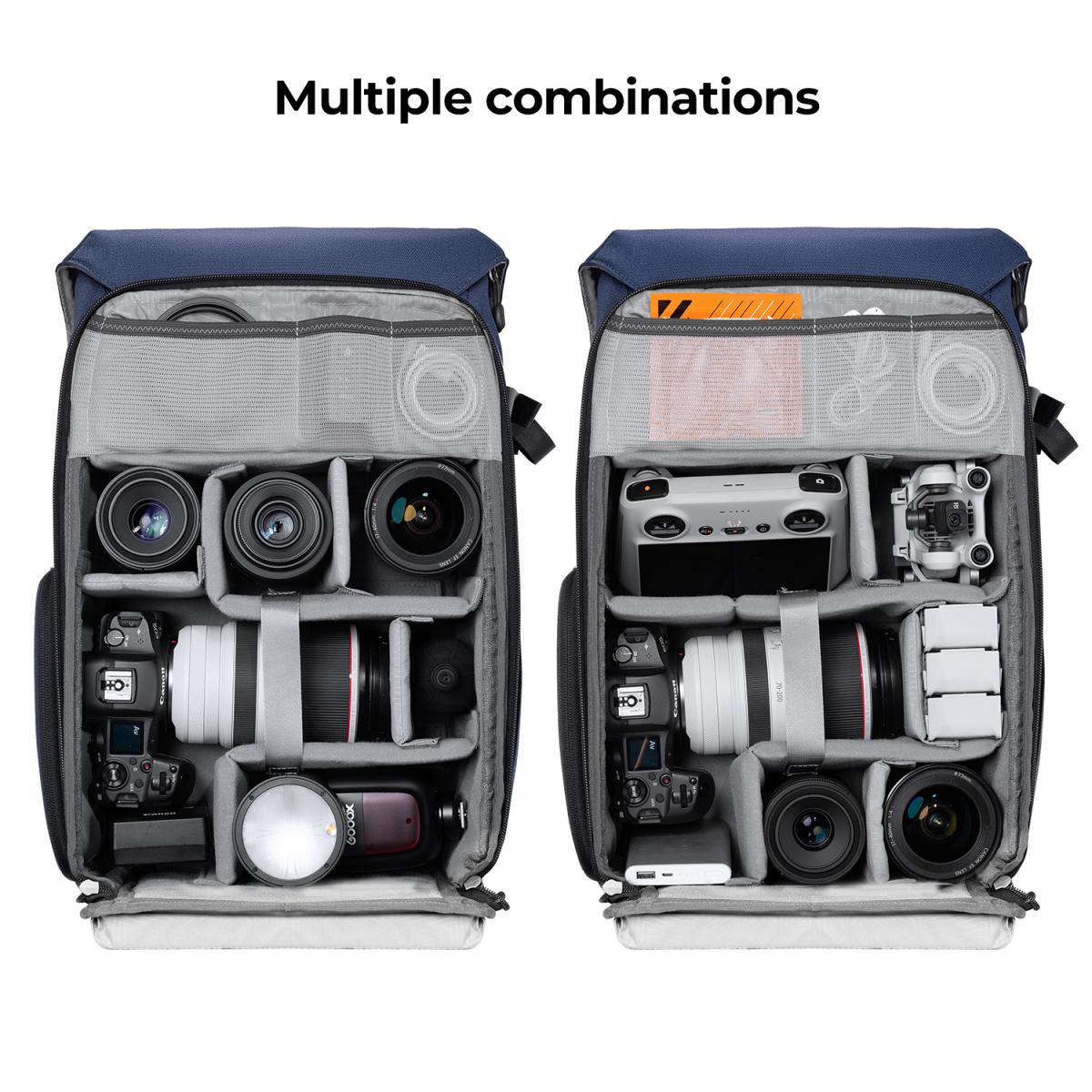K&F Concept Beta Zip 20L fotós hátizsák-7
