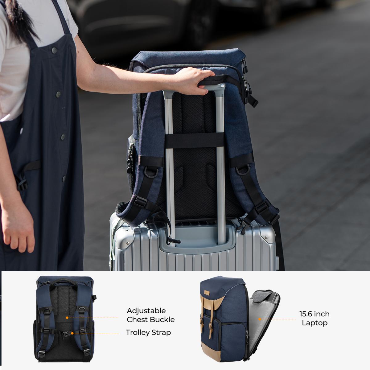 K&F Concept Beta Zip 20L fotós hátizsák-8