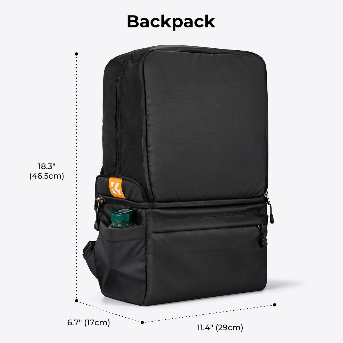K&F Concept Alpha 2 az 1-ben fényképező hátizsák / táska 22L-5