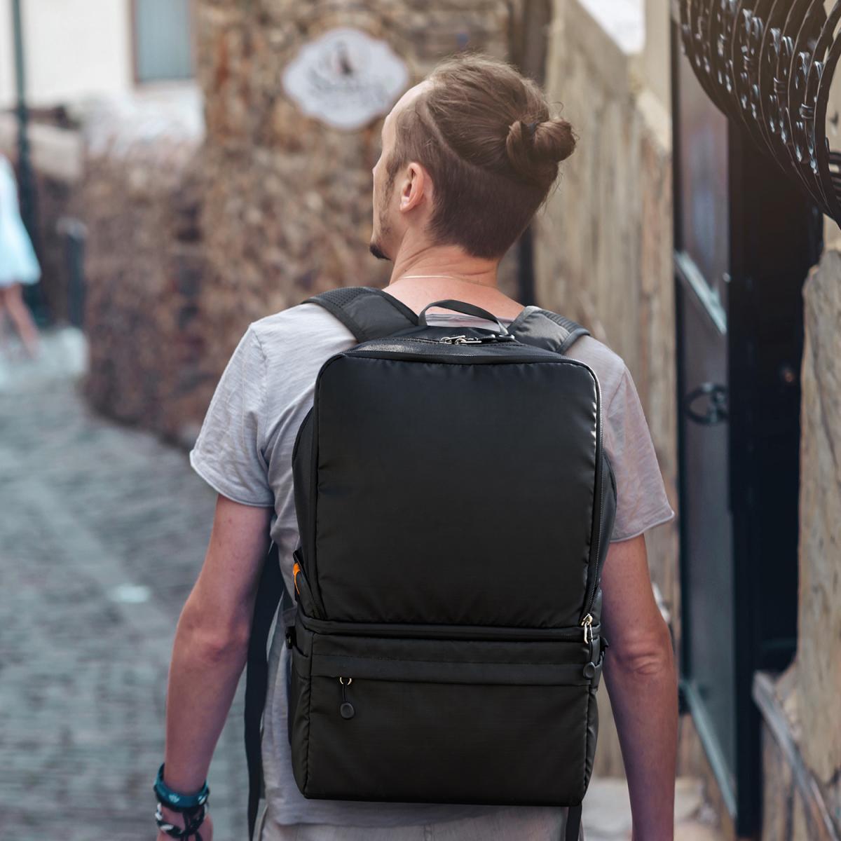 K&F Concept Alpha 2 az 1-ben fényképező hátizsák / táska 22L-6