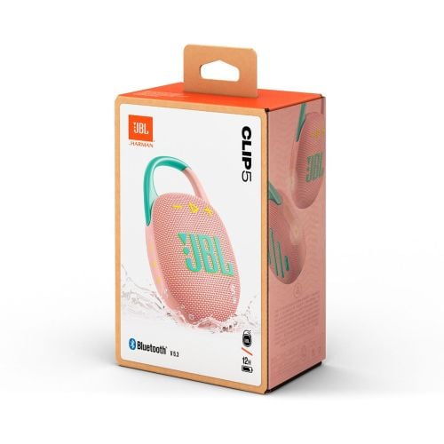 JBL CLIP 5 Bluetooth Vezeték nélküli Hangszóró Rózsaszín EU (JBLCLIP5PNK)-2