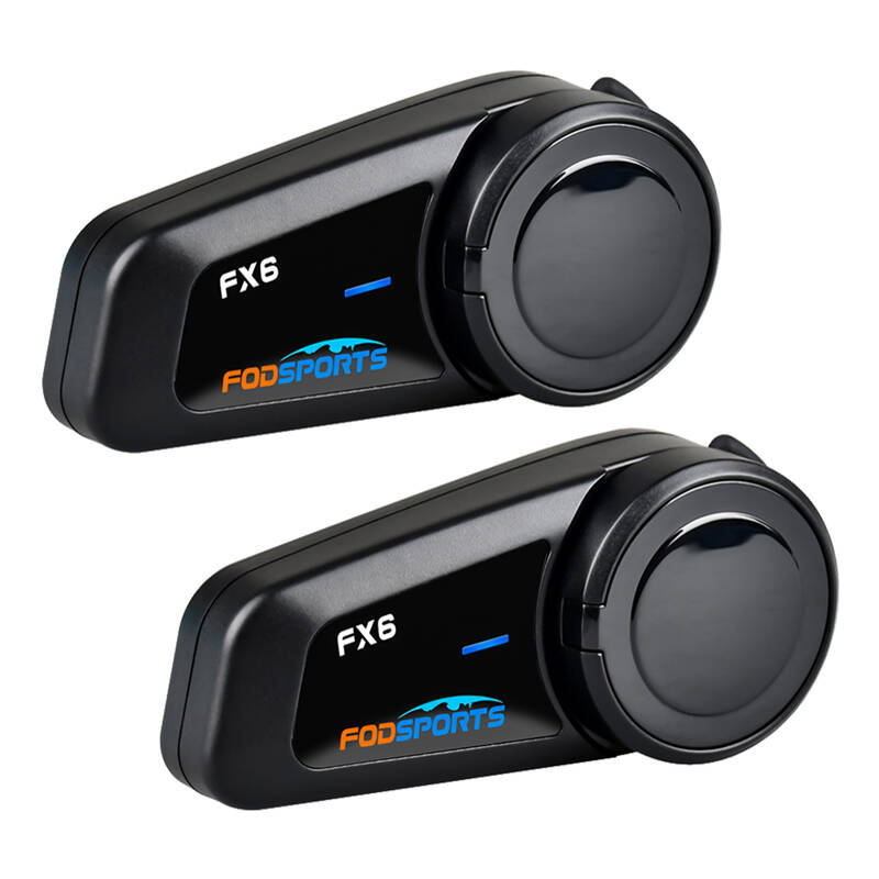 Headset intercom Fodsports FX6 2 csomag (fekete)-0