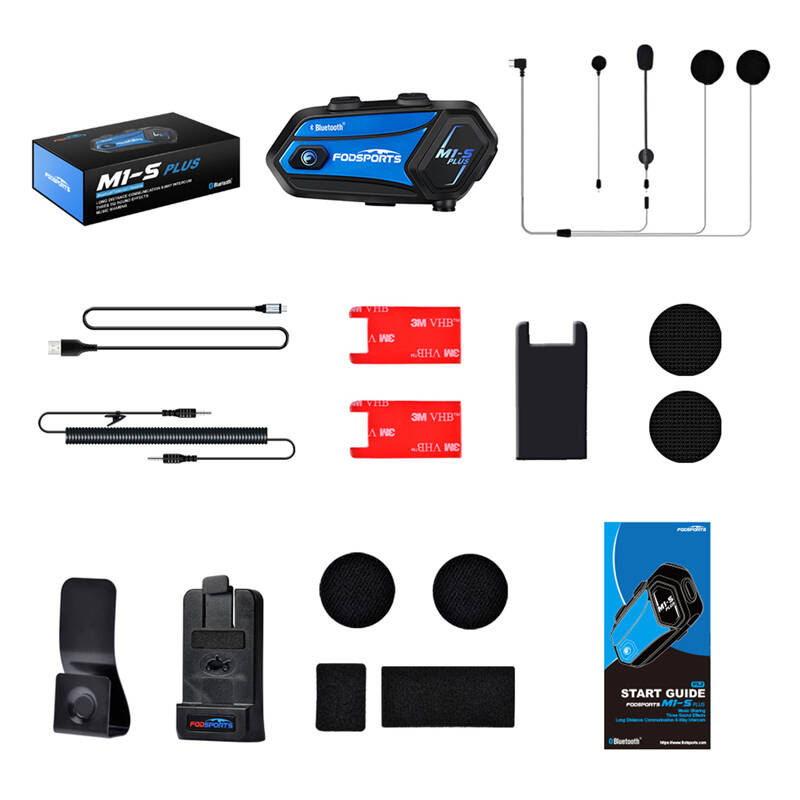 Headset intercom Fodsports M1-S Plus (fekete)-1