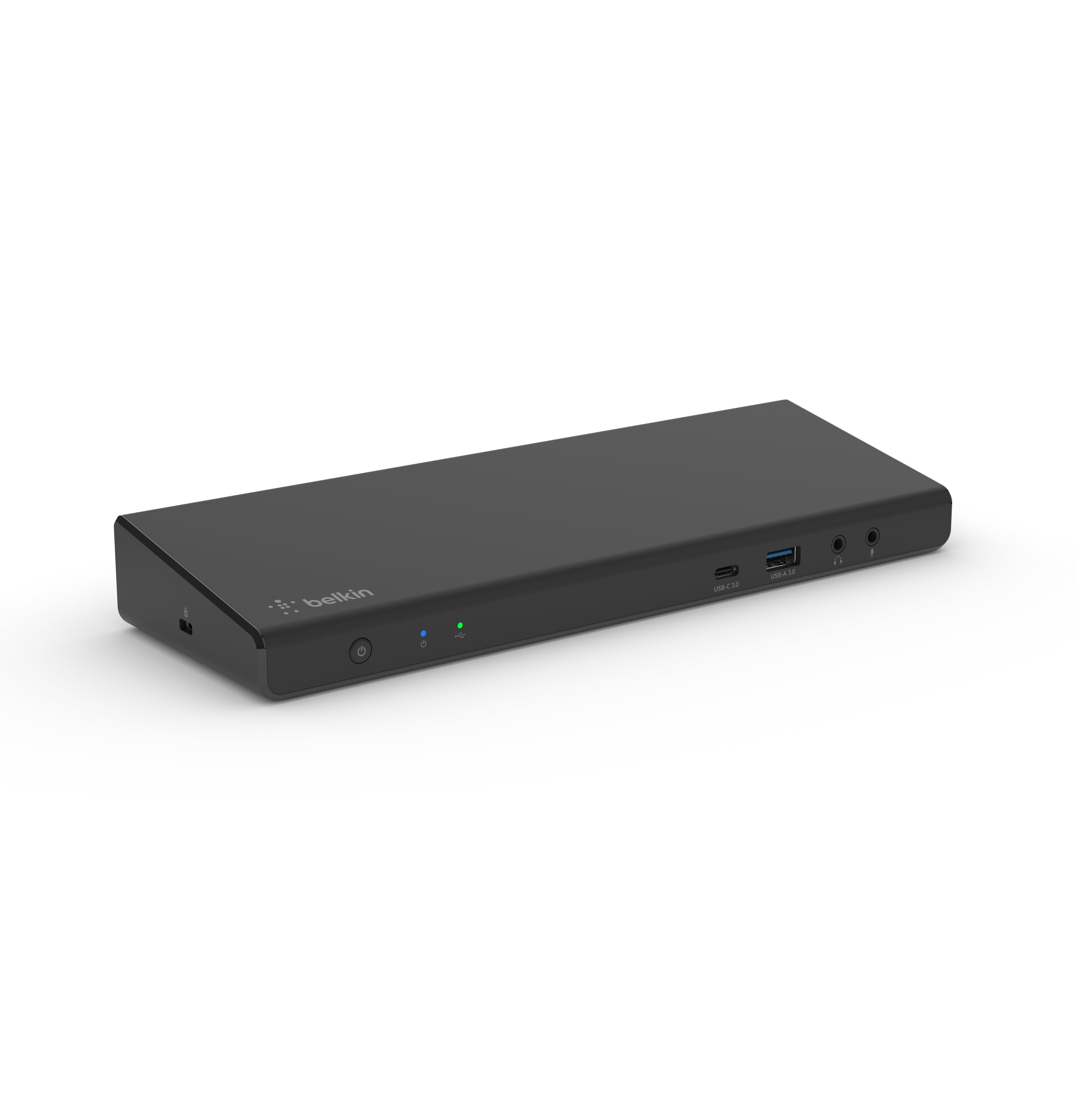 Belkin CONNECT USB C Display Link dokkoló, akár három kijelző támogatás 4K-ig, HDMI, DP, USB C, USB A, GbE, Audio, PD 85W, Mac/PC/Chrome kompatibilis - Fekete-0
