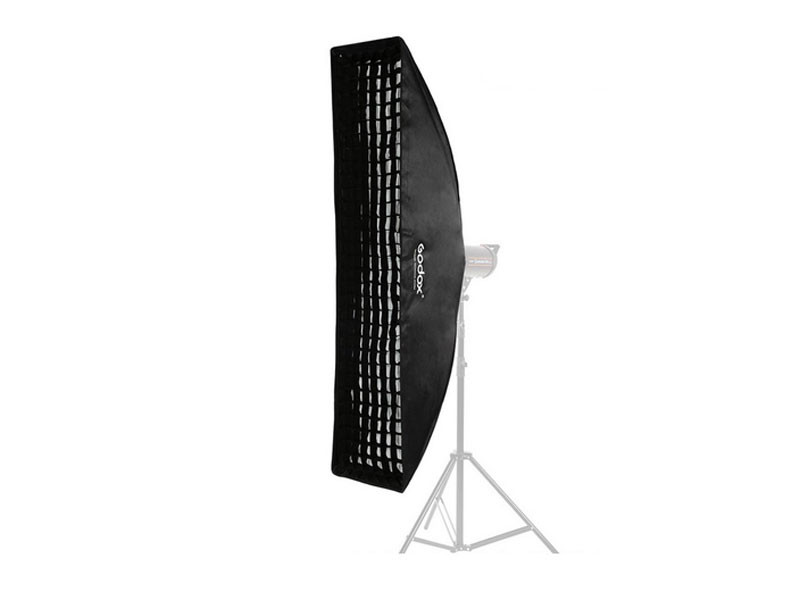 Godox 40x180cm softbox méhsejtráccsal (Bowens)-0