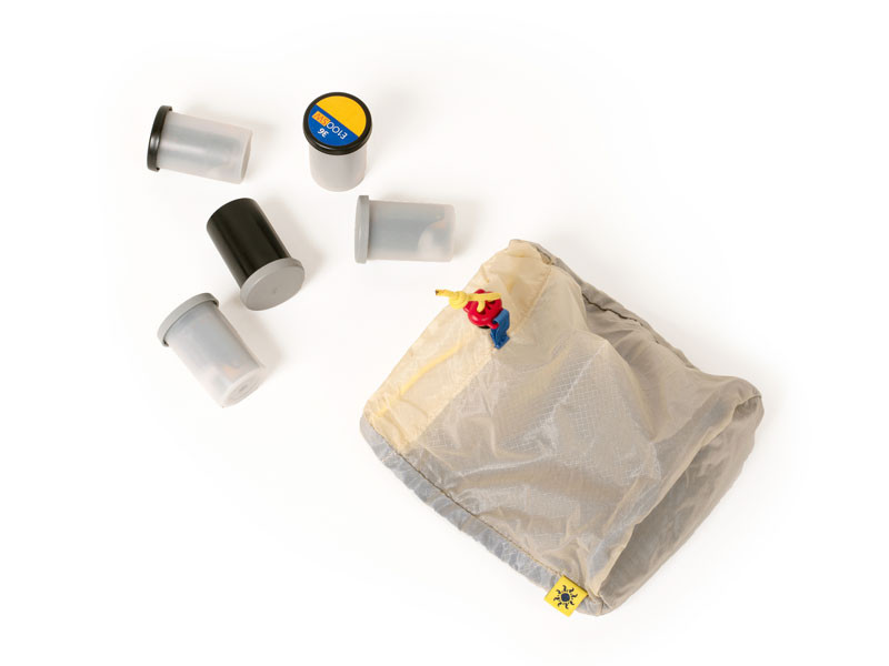 Long Weekend Film Pouch, 5 Rolls - Creme Multi-6