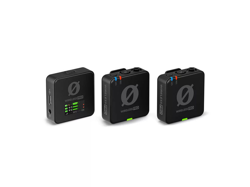 RODE Wireless PRO professzionális két csatornás digitális vezeték nélküli mikrofon rendszer fejlett funkciókkal és számos kiegészítővel-9