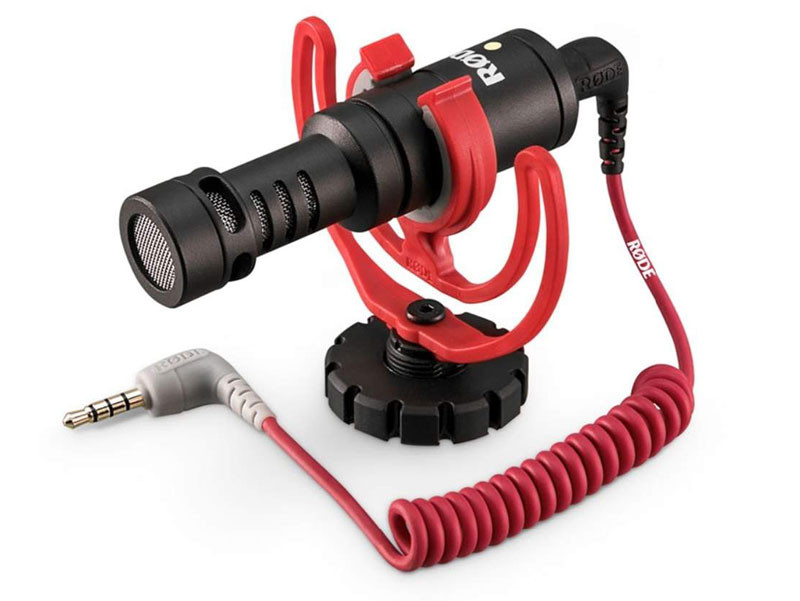 Rode VideoMicro mini kondenzátor mono videomikrofon, Rycote Lyre felfüggesztéssel-0