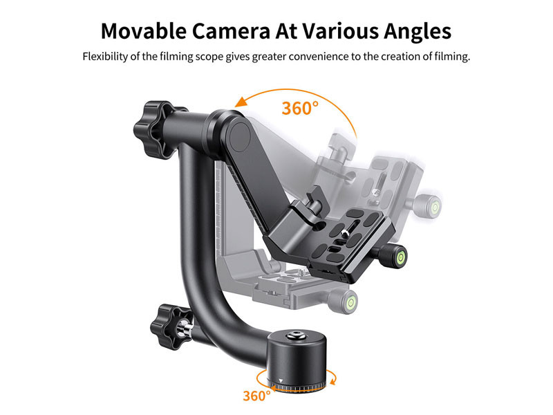 K&F Concept Gimbal állványfej-2
